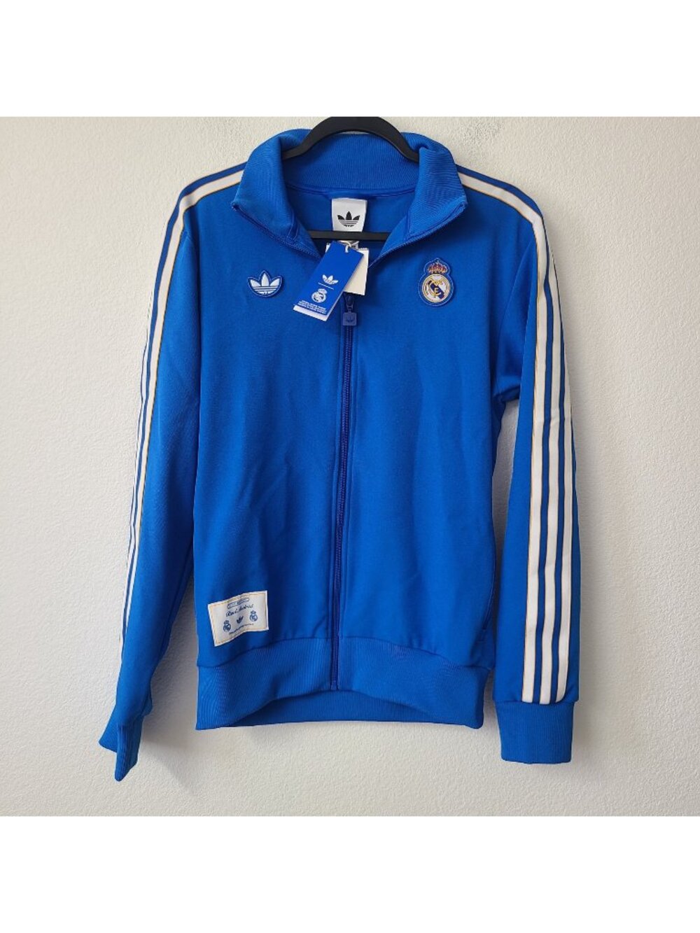 Adidas Real Madrid Terrace Icons Track Jacket JN3058 Size S Blue